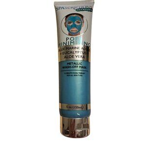 NEW SpaScriptions BLUE Marine Pore Minimizing METALLICS Face Mask 5 oz SEALED